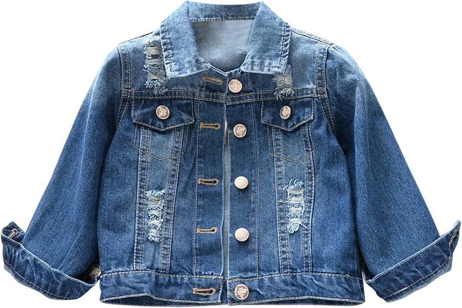 3 4 Sleeve Denim Jacket