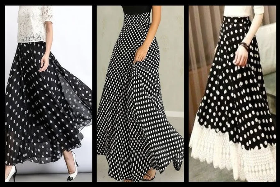 Black And White Skirts